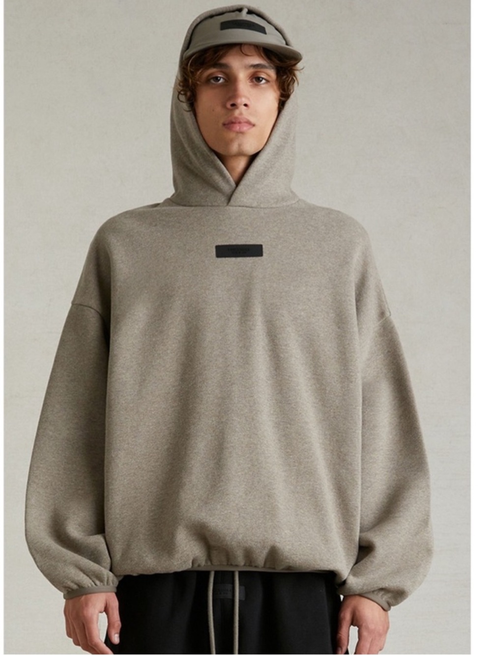 Essentials Fear of God Heather Grey Hoodie Men’s Large